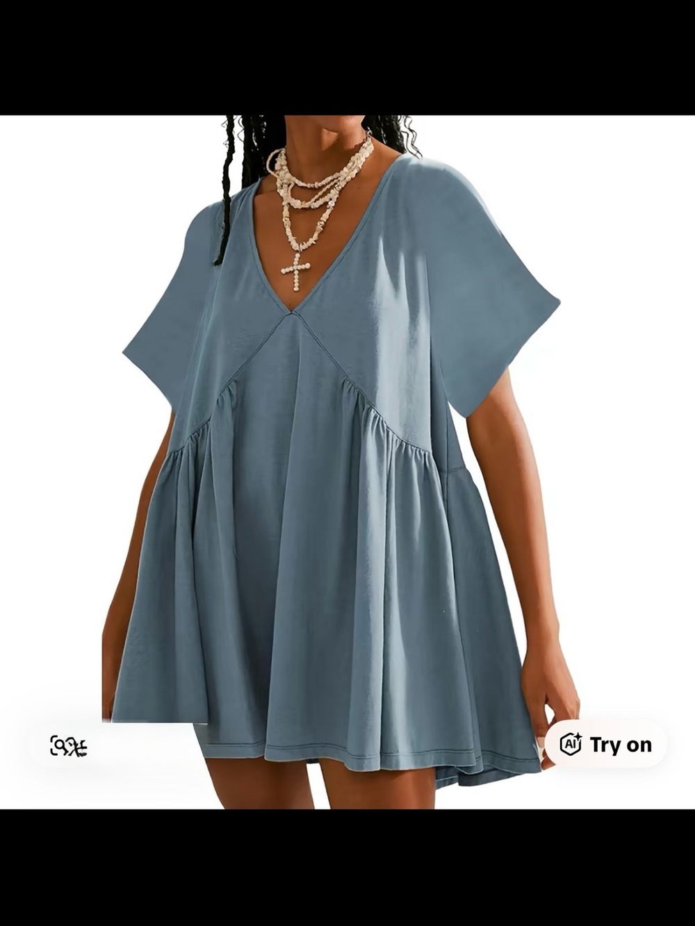 FASHION Women's Medium  Summervibes Mini Dress